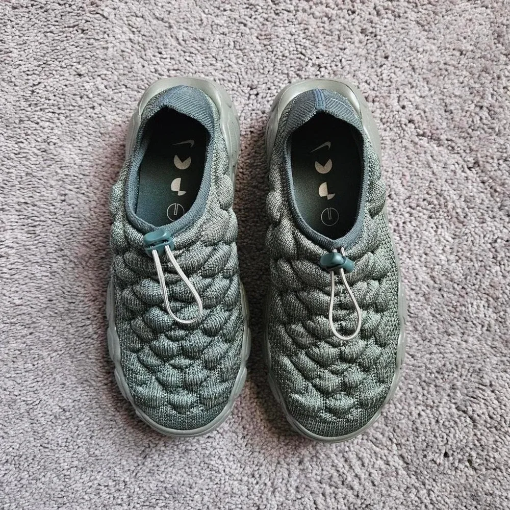 Nike Flyknit Haven Women 7 Vintage Green FD2148-300 Slip on Toggle Comfort‎